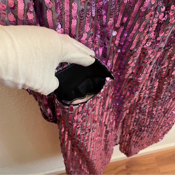 NWT Free People Purple Ella Sequin Duster - Picture 9 of 10